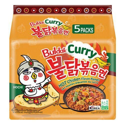 SY-Artificial Spicy Chicken Flavor Ramen Curry 三养辣鸡肉拌面咖喱味（橙）
