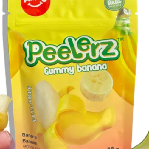 Peelerz Amos Peelerz Gummy Banana Flavored 阿莫斯 香蕉味软糖  2.29oz*24