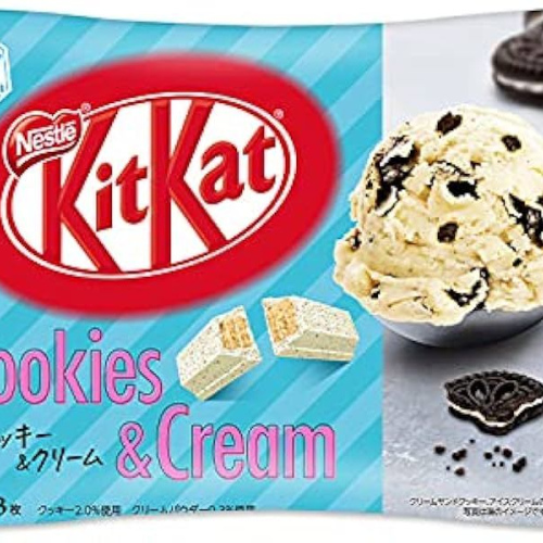 KitKat (Japan) Mini Cookies & Cream 10 pieces  雀巢日本 KitKat 迷你饼干奶油 