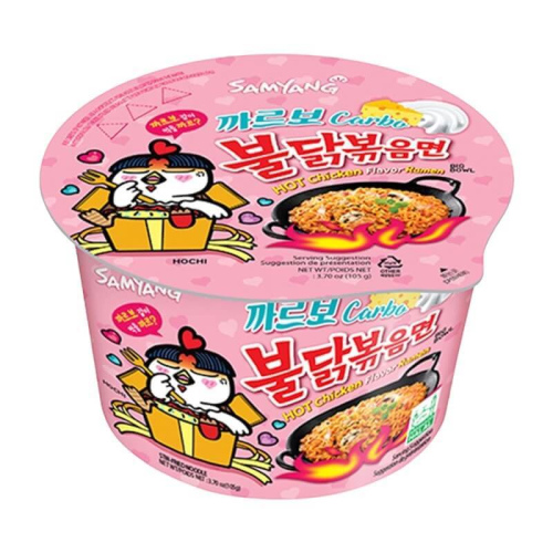 SY Cabo Buldak Hot Chicken Flavor Ramen Bowl  三养热鸡肉味大碗拉面 