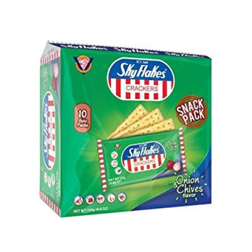 MYS SKYFLAKES ONION & CHIVES   MYS 空中霸王洋葱香葱饼干 