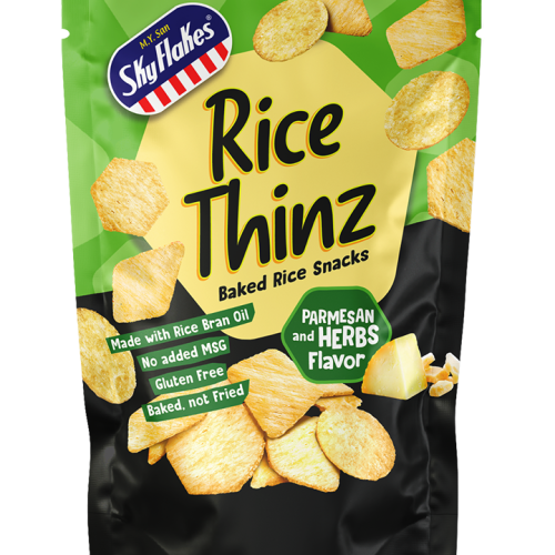 MYS Rice Thinz Parmesan and Herbs Flavor  MYS米脆薄片帕玛森芝士香草味 