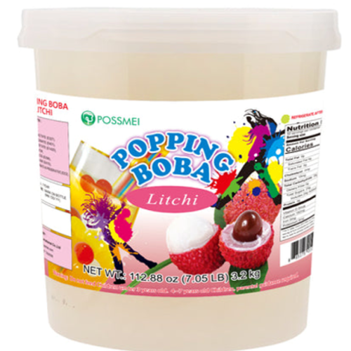 POPPING BOBA LYCHEE 爆珠波霸荔枝