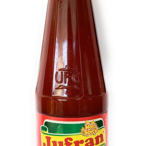 Jufran Banana Sauce Hot   Jufran 香蕉酱（辣味）560g  