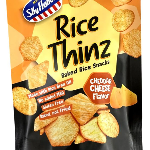 MYS Rice Thinz Cheddar Cheese Flavor MYS米脆薄片 切达奶酪味 