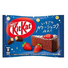 KITKAT CHOCOLATE MINI WAFER STRAWBERRY FLAVOR 日本雀巢草莓味巧克力涂层威化饼干（袋装) 